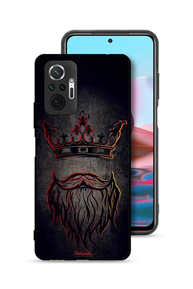 غطاء حماية لهاتف شاومي ريدمي نوت 10 برو 4G، تصميم ملكي