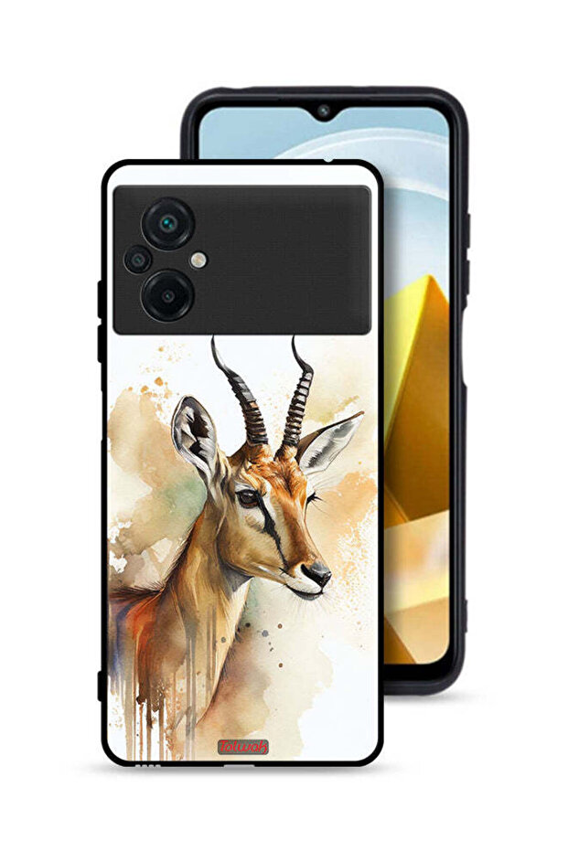 Xiaomi Poco M5 4G Protective Case Cover Deer Abstract Art