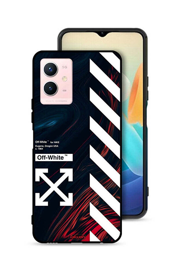 Vivo Y33s 5G Protective Case Cover Off White Sticker