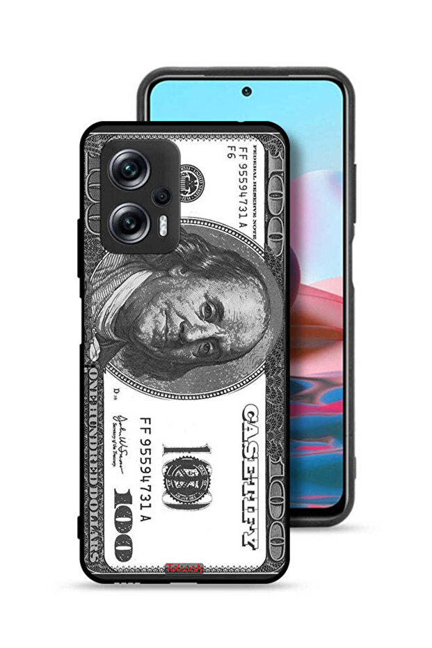 غطاء حماية لهاتف Xiaomi Poco X4 GT بنمط الدولار
