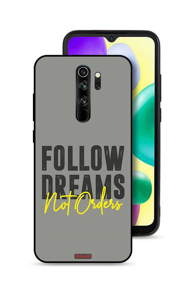 Xiaomi Redmi Note 8 Pro Protective Case Cover Follow Dreams Not Orders