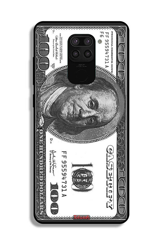 غطاء حماية لهاتف شاومي ريدمي نوت 9 بنقشة الدولار - 2