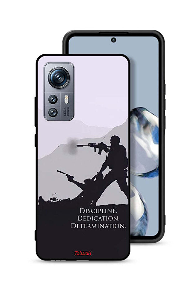 Xiaomi 12S Protective Case Cover Discipline Dedication Determination