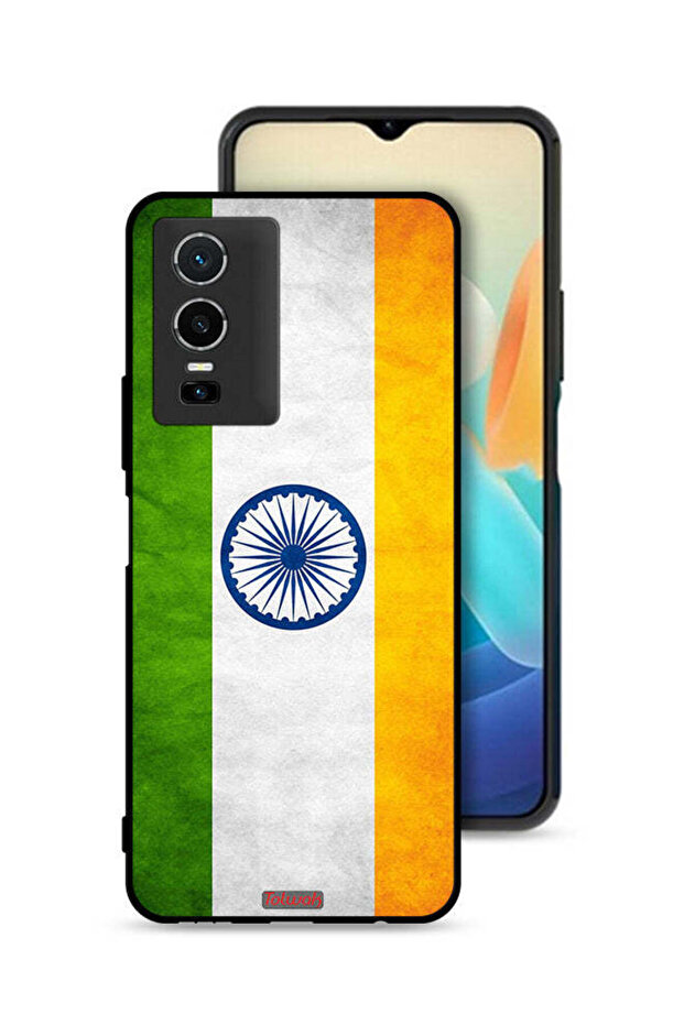 Vivo Y76 5G Protective Case Cover Luminous Indian Flag