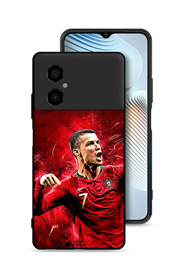 غطاء حماية لهاتف Xiaomi Poco M4 5G كريستيانو رونالدو