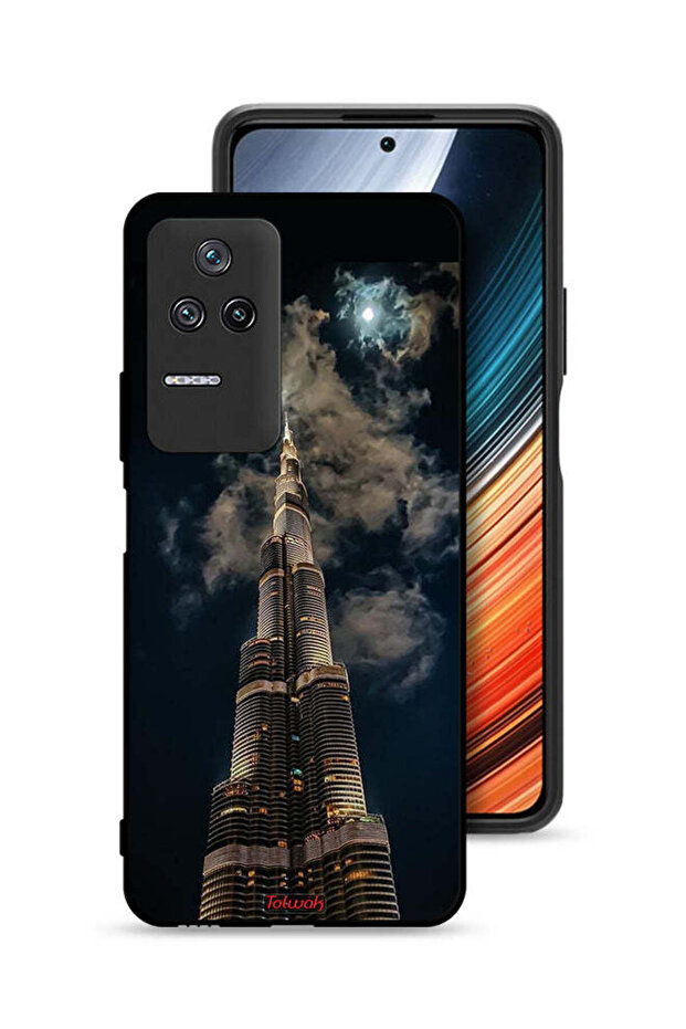 Xiaomi Redmi K40S Protective Case Cover Burj Khalifa In Night