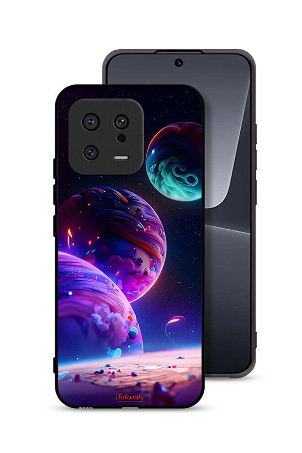 غطاء حماية لهاتف شاومي 13 بنمط كوكبي - 1