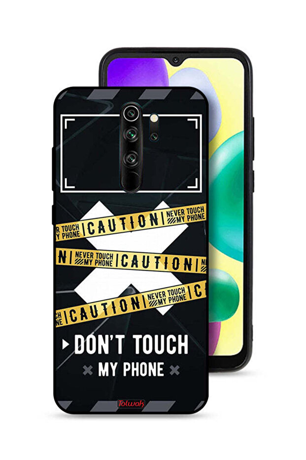 Xiaomi Redmi Note 8 Pro Protective Case Cover Caution Never Touch My Phone