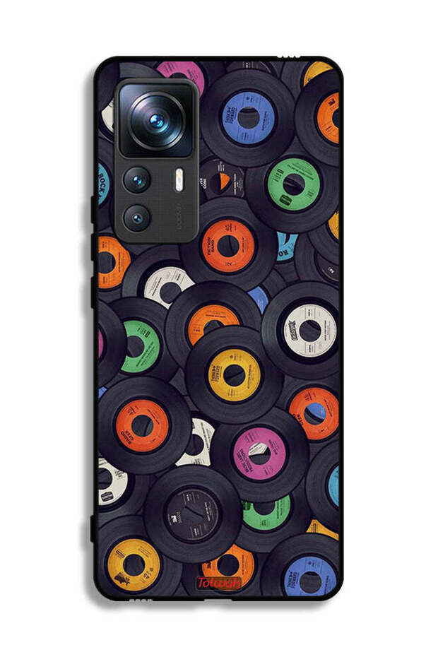 غطاء حماية لهاتف Xiaomi 12T Pro بنمط أقراص مضغوطة - 2