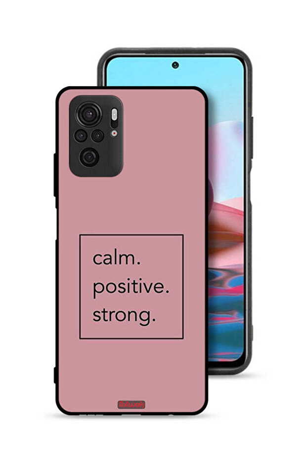Xiaomi Redmi Note 10S Protective Case Cover Calm Positive Strong