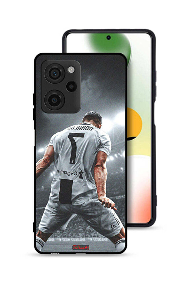 غطاء حماية لهاتف Xiaomi Poco X5 Pro بطبعة احتفال كريستيانو رونالدو