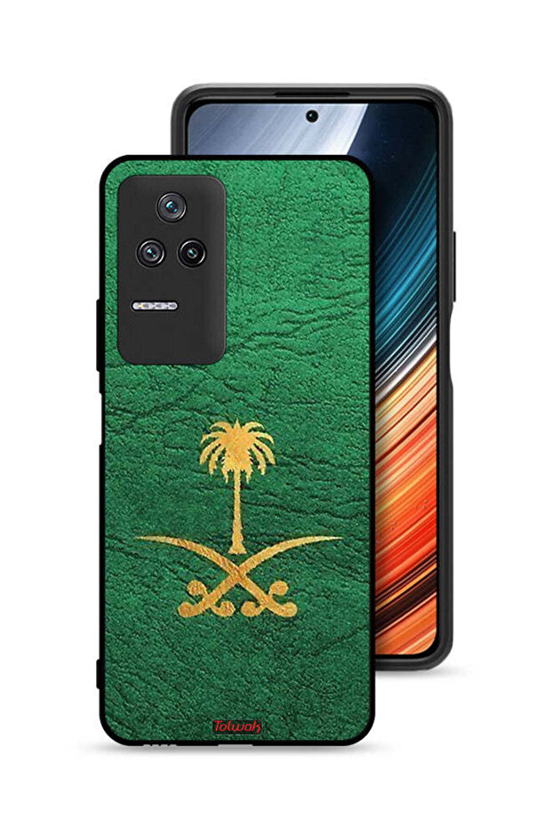 Xiaomi Redmi K40S Protective Case Cover Kingdom Of Saudi Arabia Sign On Leather