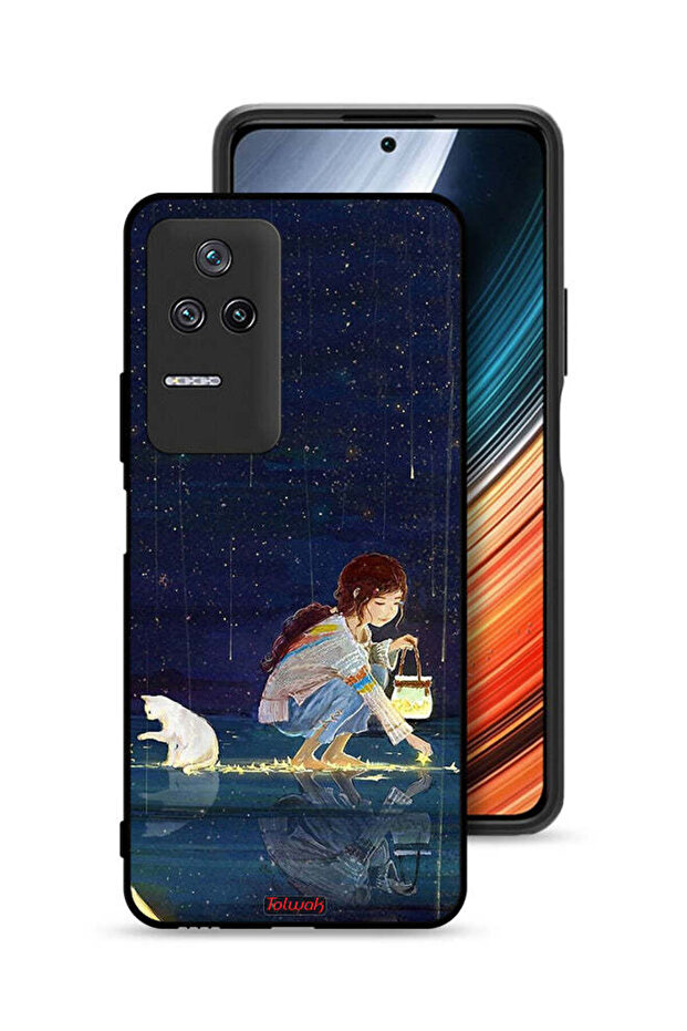 Xiaomi Poco F4 Protective Case Cover Collecting Stars Art