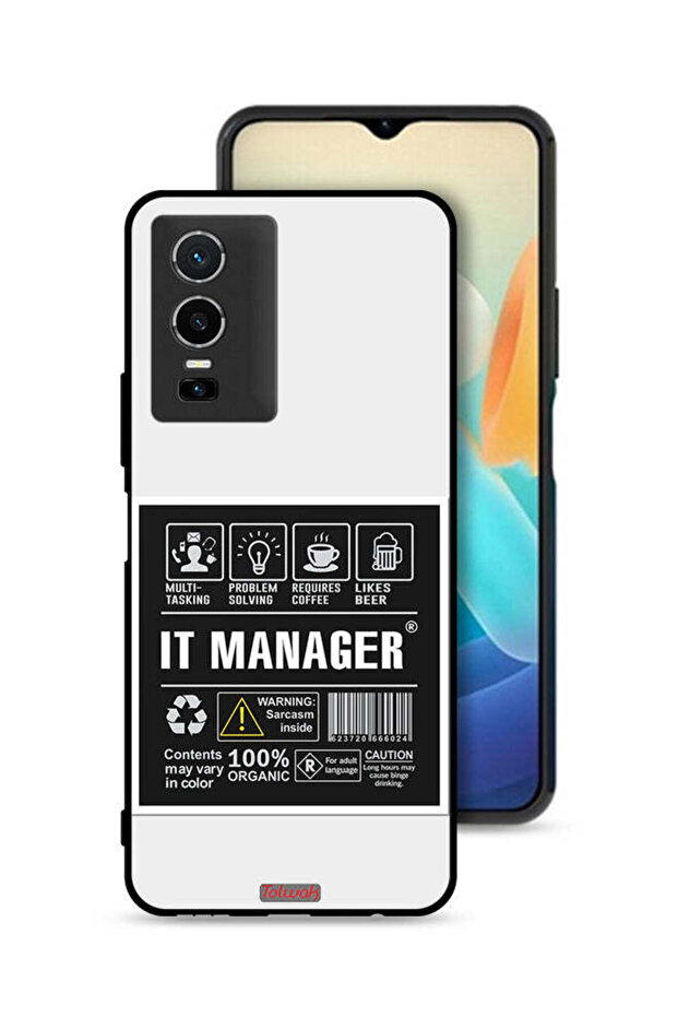 Vivo Y76 5G Protective Case Cover It Manager Sticker