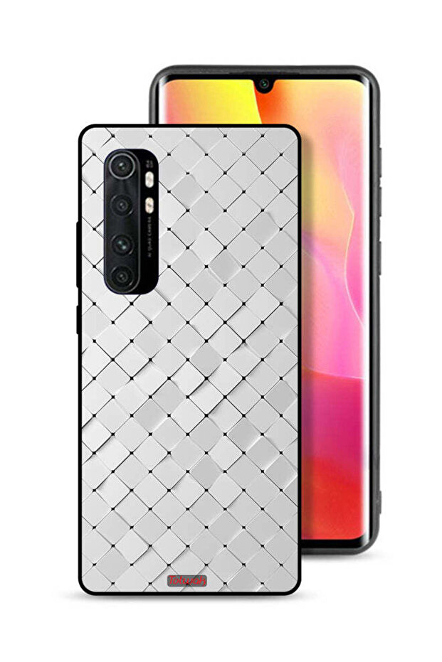 Xiaomi Mi Note 10 Lite Protective Case Cover Tiles Texture