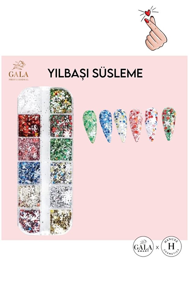 YILBAŞI SÜSLEME 12Lİ SET - 1