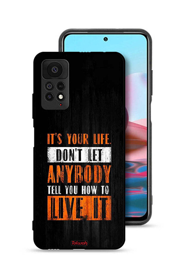 غطاء حماية لهاتف شاومي ريدمي نوت 11 برو 5G "Its Your Life"