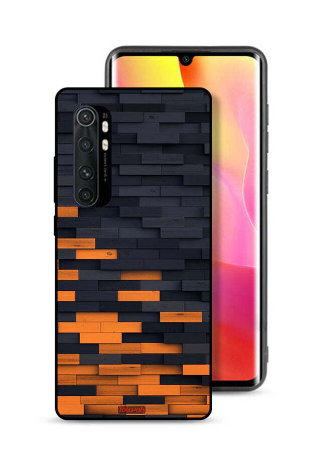 Xiaomi Mi Note 10 Lite Protective Case Cover Wooden Wall