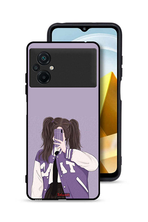 غطاء حماية لهاتف Xiaomi Poco M5 4G لالتقاط صور سيلفي