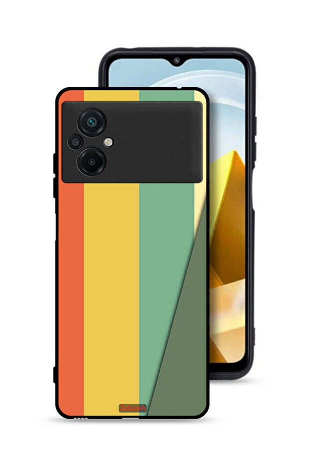 غطاء حماية لهاتف Xiaomi Poco M5 4G بنمط بسيط - 1