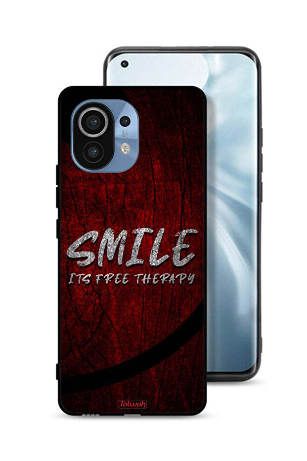 Xiaomi Mi 11 Protective Case Cover Smile Its Free Therapy