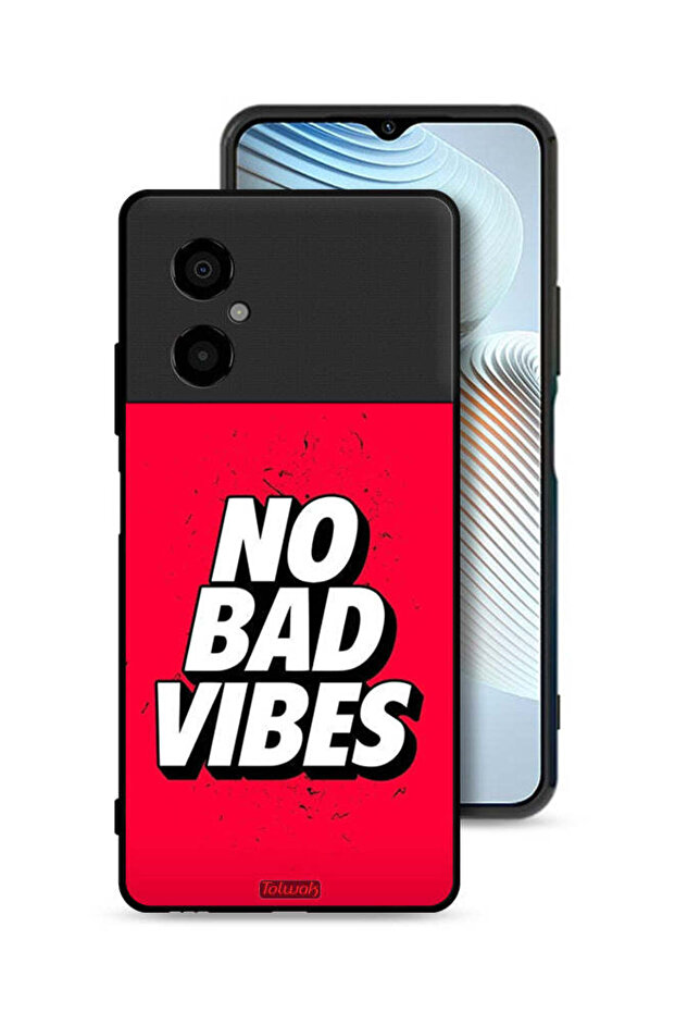 Xiaomi Poco M4 5G Protective Case Cover No Bad Vibes