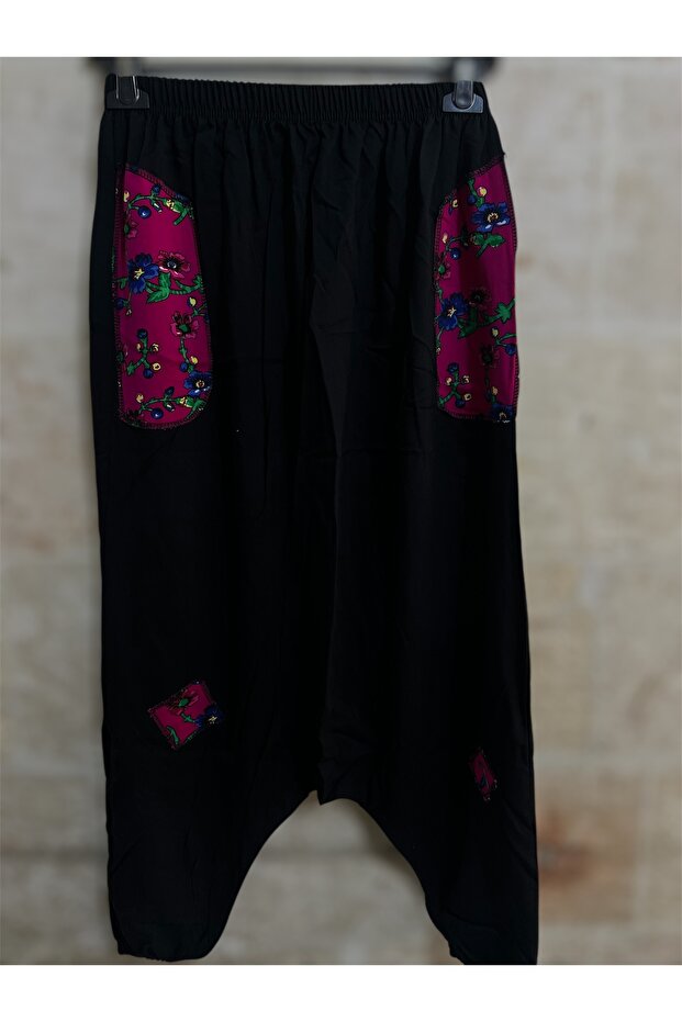 Cebi Çiçek Desenli Şalvar - 1