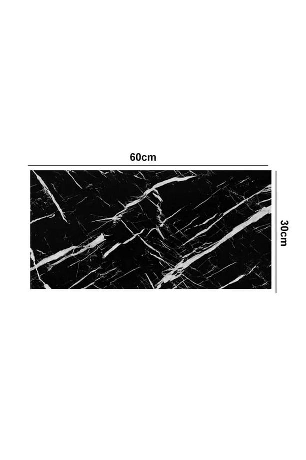Mermer Desenli Yapışkanlı PVC Yüzeyli Köpük Panel 30x60 cm |Tüm İç Mekanlara Uygun Suya Dayanıklı - 6