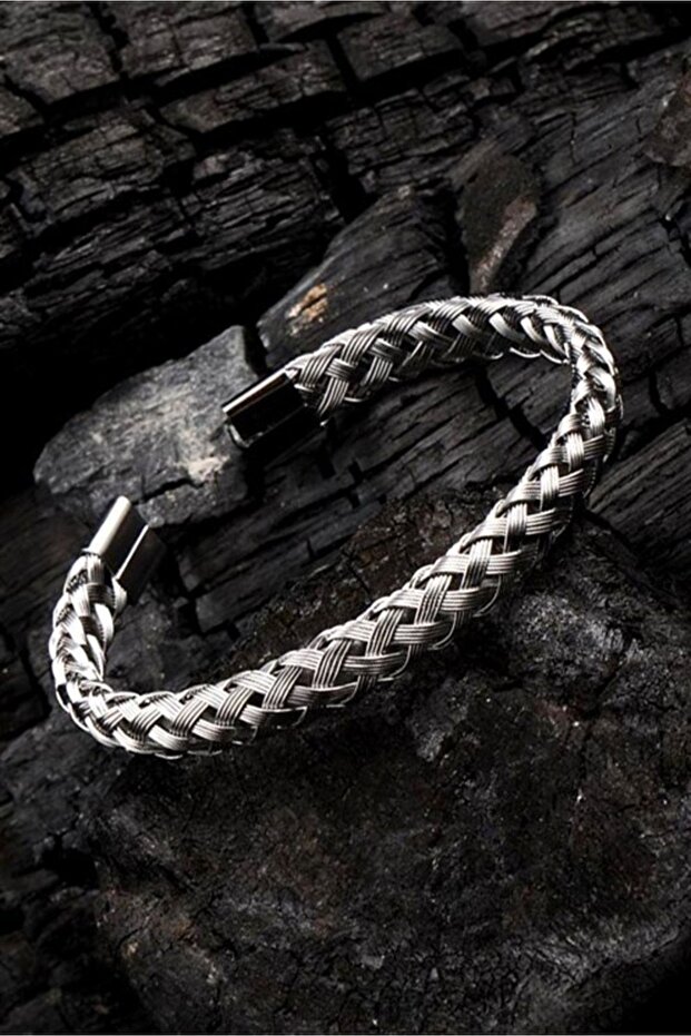 Steel Bracelet - Modern Mesh Design Men's Steel Bracelet
