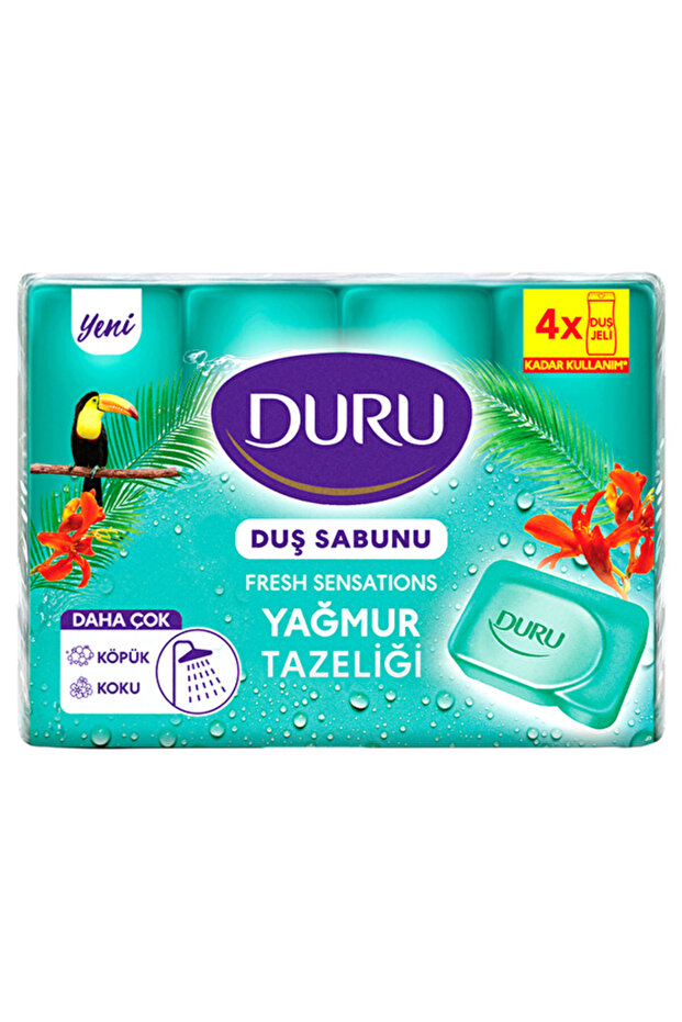 Shower Soap Fresh Rain Forest 4X150 g