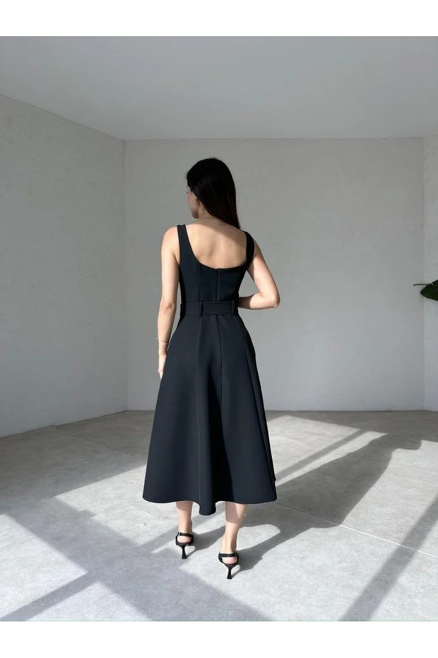 MİDİ ELBİSE - 3