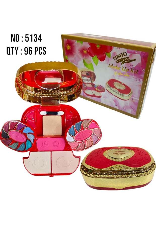 All-in-one multipurpose red makeup kit - 1