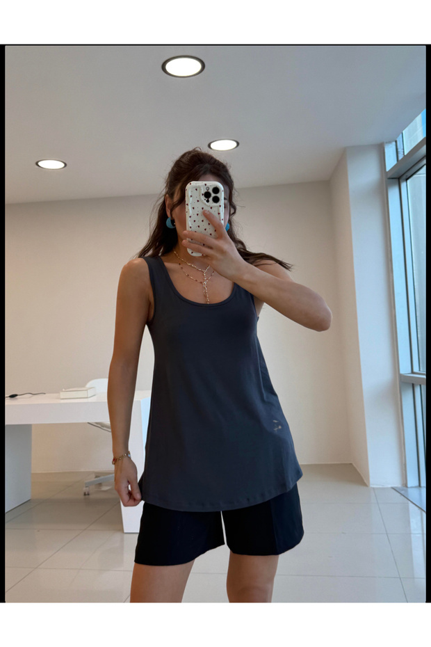 Modal Basic Kadın Kolsuz Bluz – Yazlık Şık ve Rahat - 4