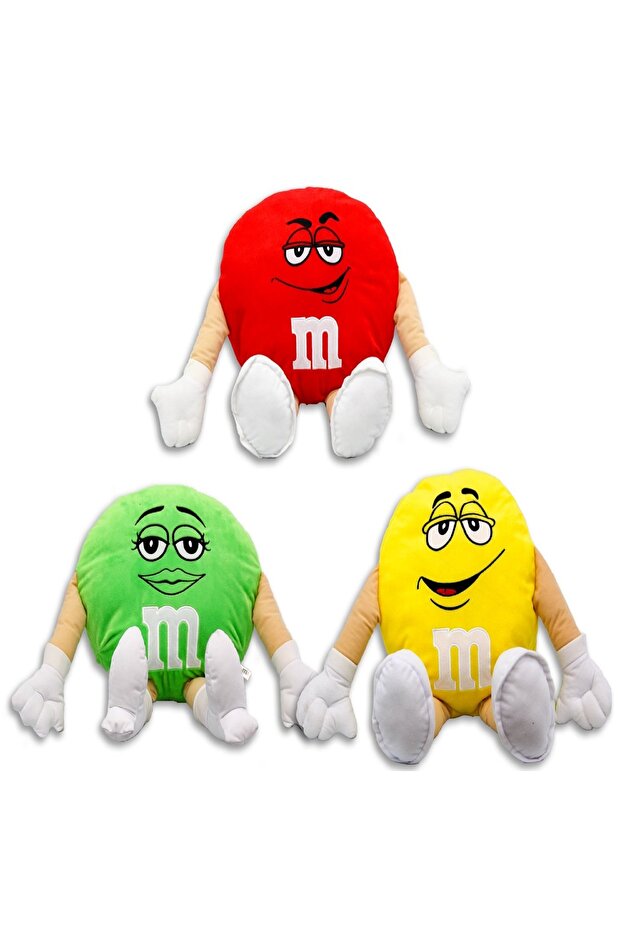 1pc M&M Wool Doll 30x20cm