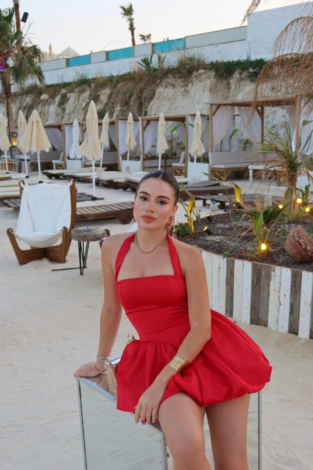 Slim Mini Elbise - 3