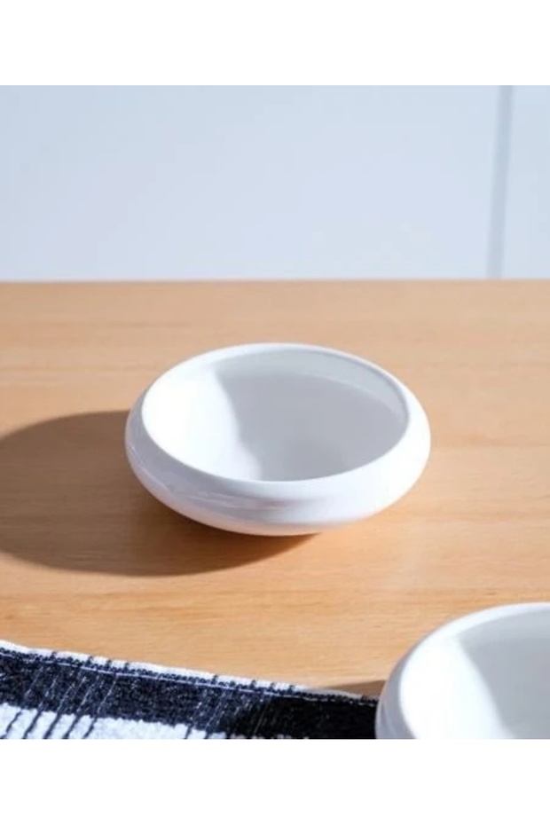 Bıanco Perla Porcelain Bowl 12X4 cm White