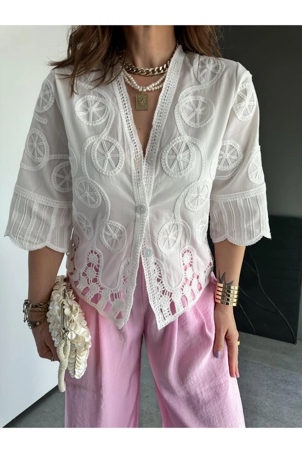 Nakışlı Gömlek - 6