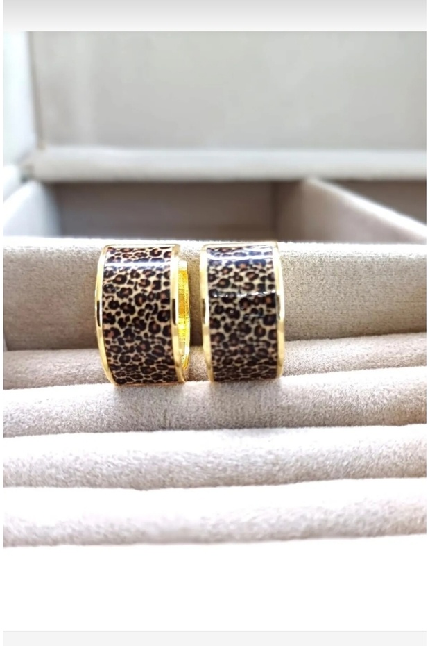 أقراط بنمط الفهد - 3