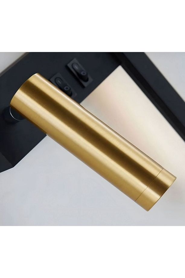 Dekoratif Duvar Aplik LED Çubuk Aplik Yatak Başı Okuma Lambası Samsung LEDli Gold Kaplama - 4