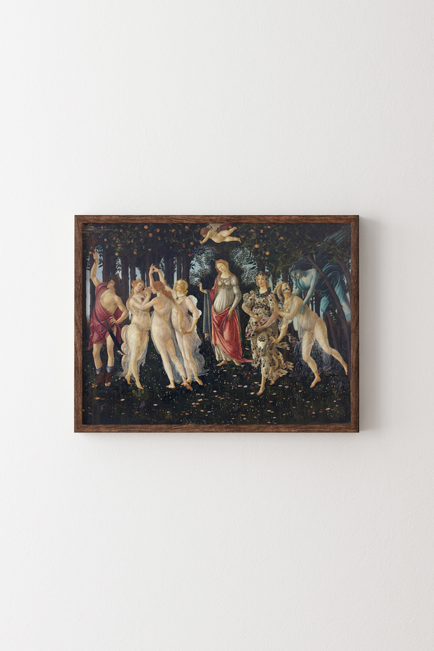 Sandro Botticelli - Spring - Wooden Patterned Frame