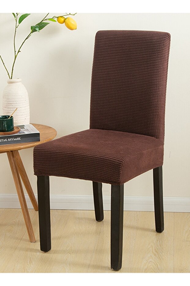 Corn Velvet Stretch Chair Cover