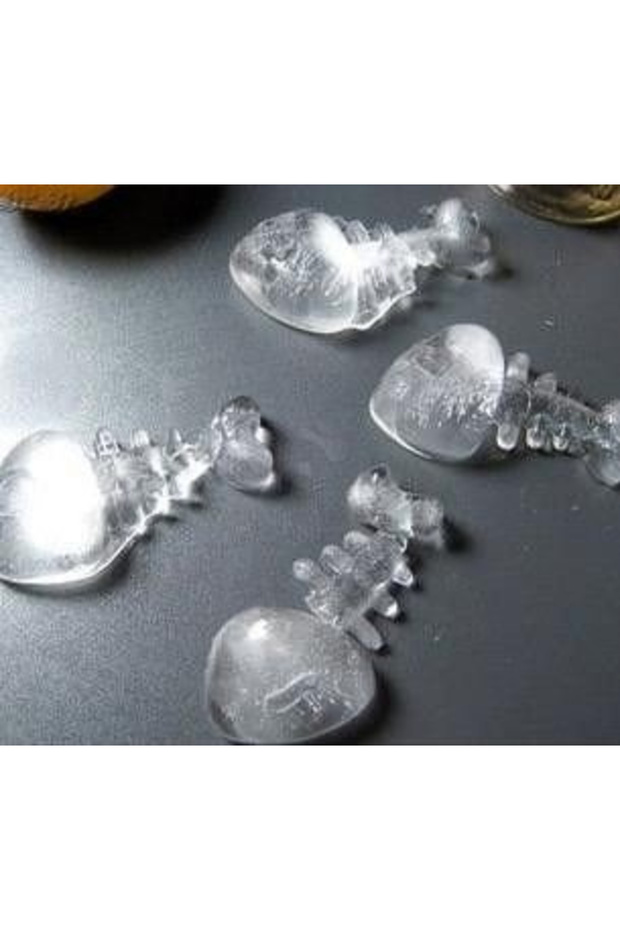 Fish Bone Ice Mold Black - 4