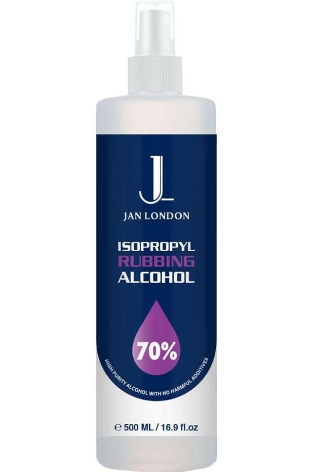 Isopropyl Rubbing Alcohol 70% 500ml Spray | Antiseptic & Cleaner for Wounds, Surfaces & Electronics