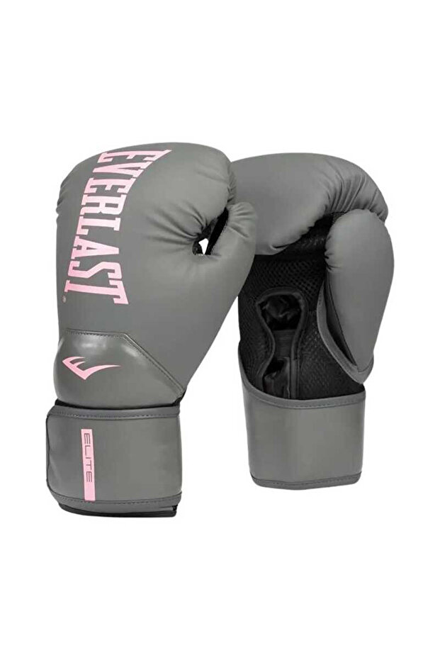 P00003310 Elite 2 Boxing Gloves Gray Pink
