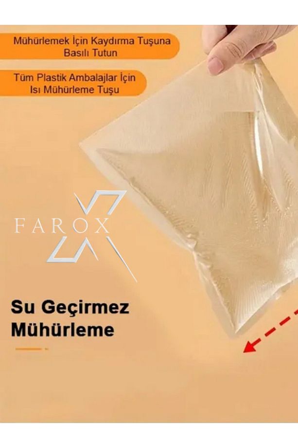 Şarjlı Poşet Kapatıcı Poşet Mühürleme Aleti - 2