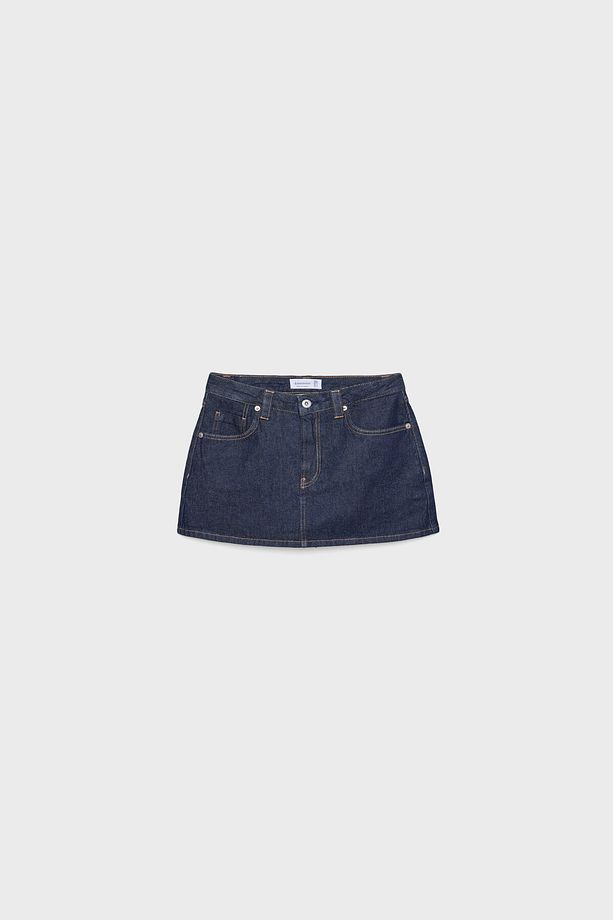 D62 Denim Şort Etek - 5