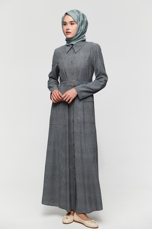 Aerobin Gömlek Elbise - 2