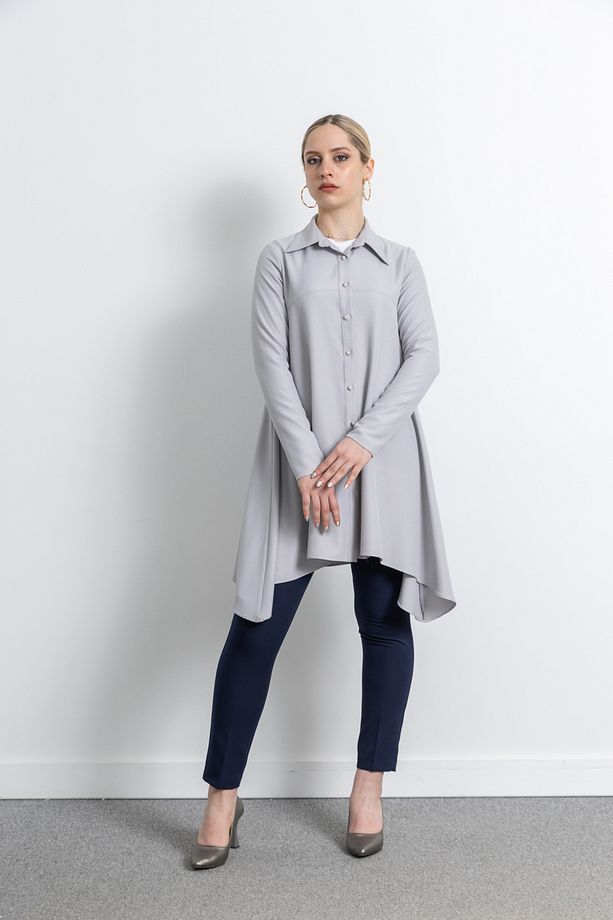 Kadın Krep Kumaş Tunik 1230 - 1