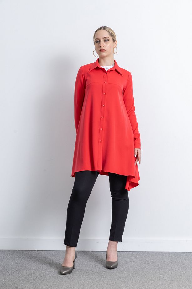 Kadın Krep Kumaş Tunik 1230 - 8