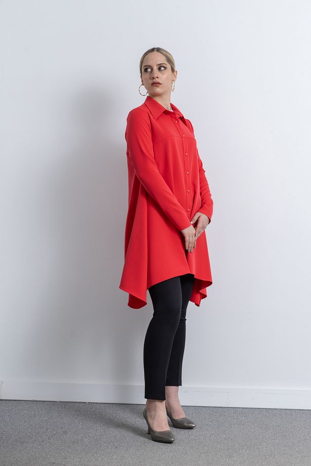 Kadın Krep Kumaş Tunik 1230 - 6